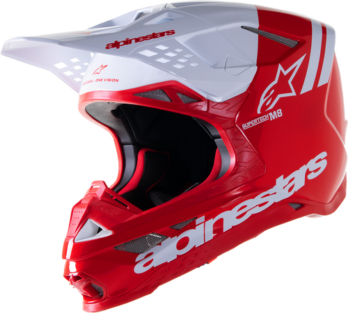 Supertech M8 Helmet - Radium 2 - MIPS® - Gloss Red/White - Small - Lutzka's Garage