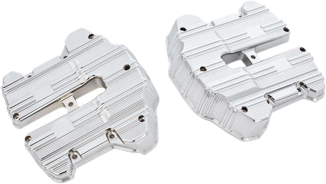 Rocker Box Covers - 10 Gauge - Chrome - Lutzka's Garage