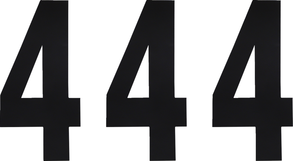 FX Number 4 - Black - 6" - Lutzka's Garage