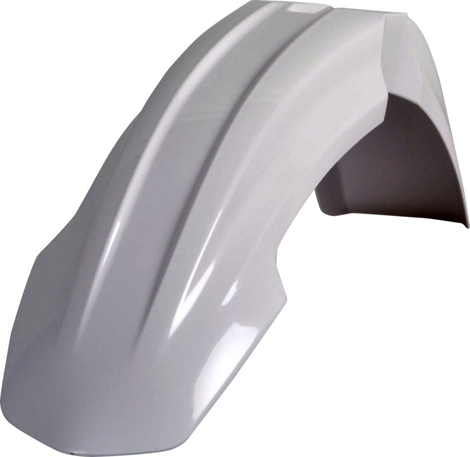 Fender - Front - White - YZ/YZF | WRF - Lutzka's Garage