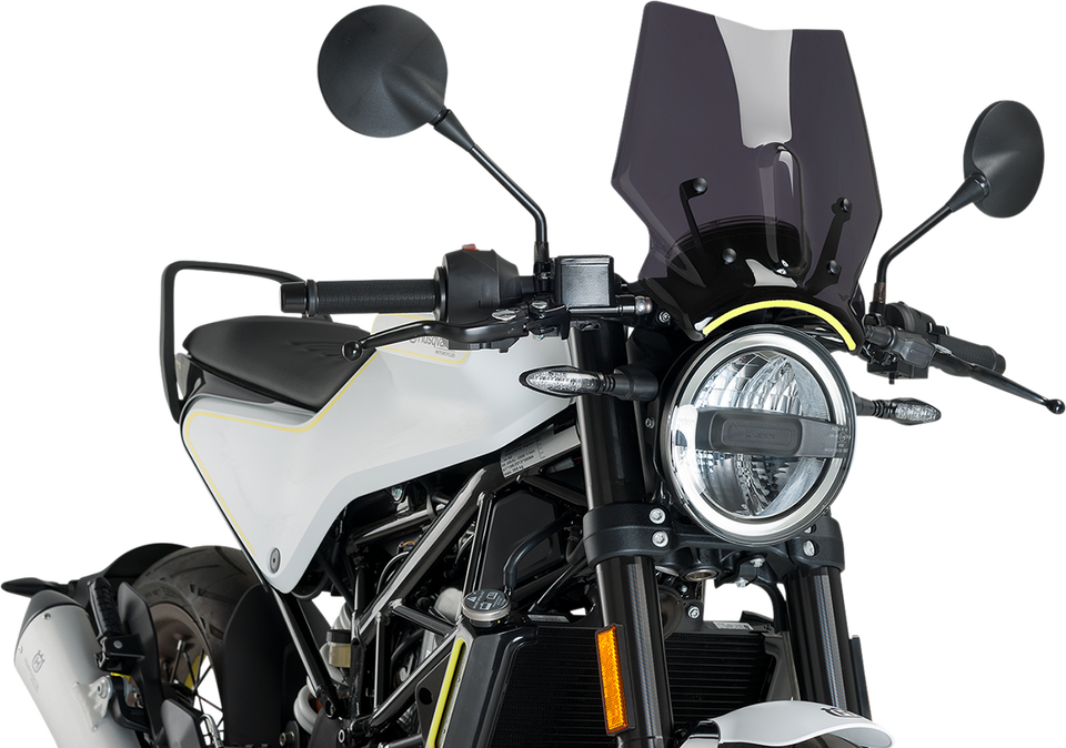New Generation Windscreen - 12-1/2" - Dark Smoke - Husqvarna - Lutzka's Garage