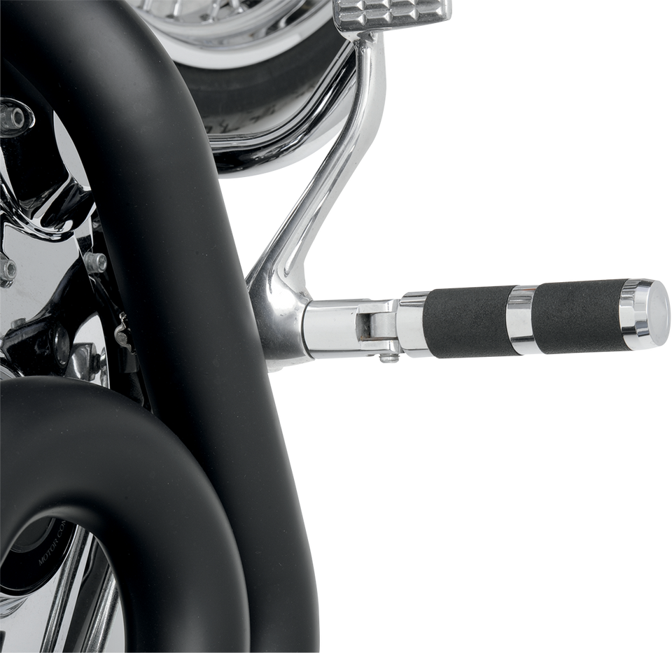 Rubber Footpegs - Male Mount - 3/4