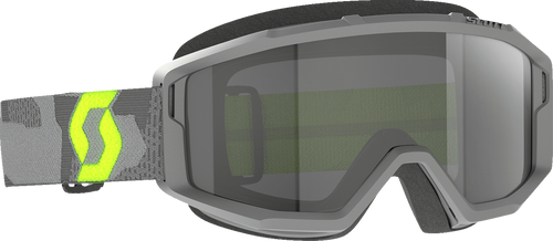 Primal Sand Dust Goggle - Light Gray/Neon Yellow - Dark Gray - Lutzka's Garage
