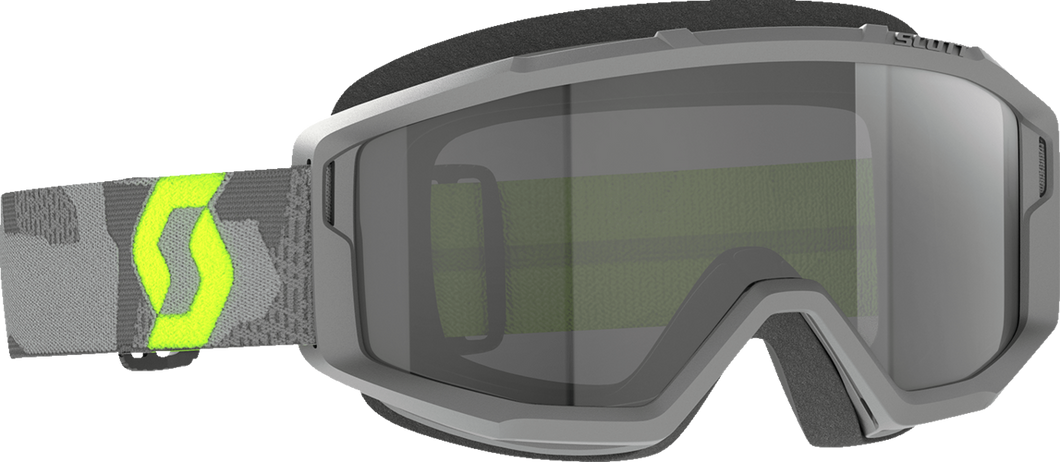Primal Sand Dust Goggle - Light Gray/Neon Yellow - Dark Gray - Lutzka's Garage
