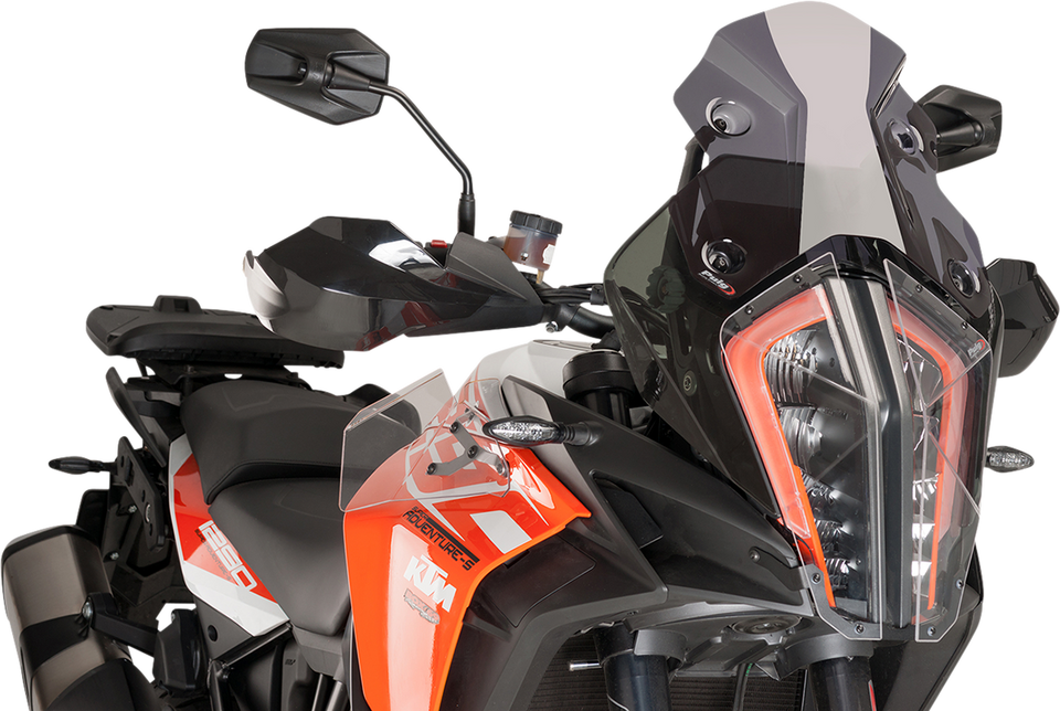 Race Windscreen - 11-1/2" - Dark Smoke - KTM - Lutzka's Garage