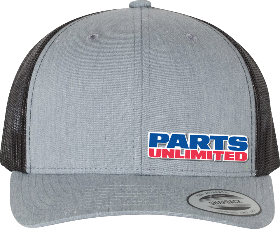 Parts Unlimited Hat - Gray/Black - Lutzka's Garage