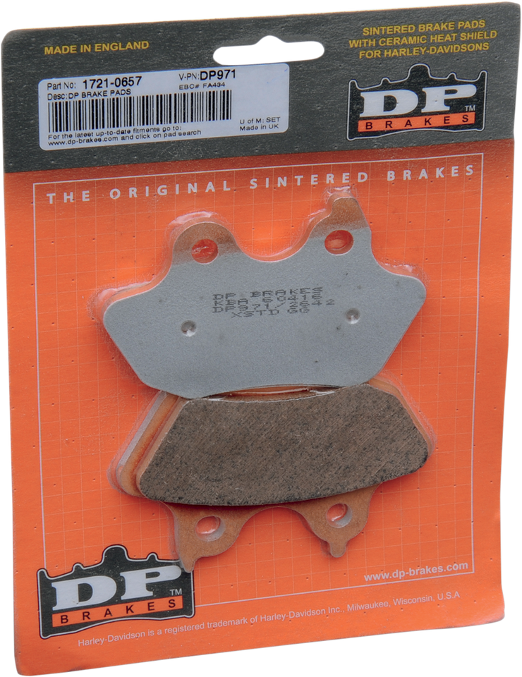 Sintered Brake Pads - DP971
