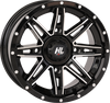 Wheel - HL22 - Front/Rear - Gloss Black w/Machined - 14x7 - 4/156 - 4+3 (+10 mm)
