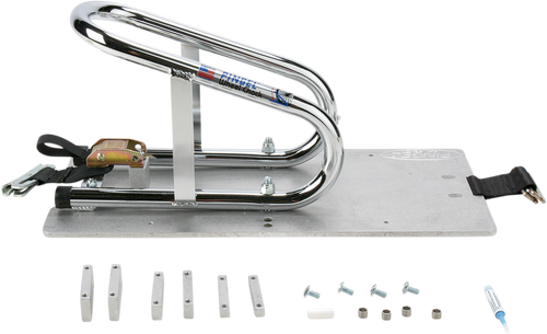 Wheel Chock - Series E-Track - Recessed - Removable - Chrome - 3-1/2