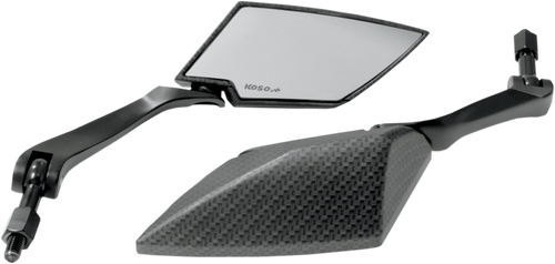 Clear Lens Mirror - Carbon Fiber/Black