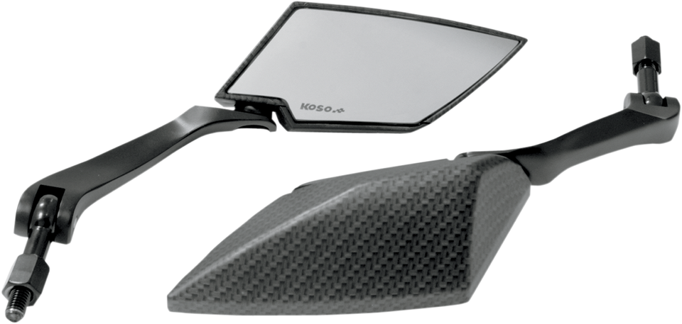 Clear Lens Mirror - Carbon Fiber/Black