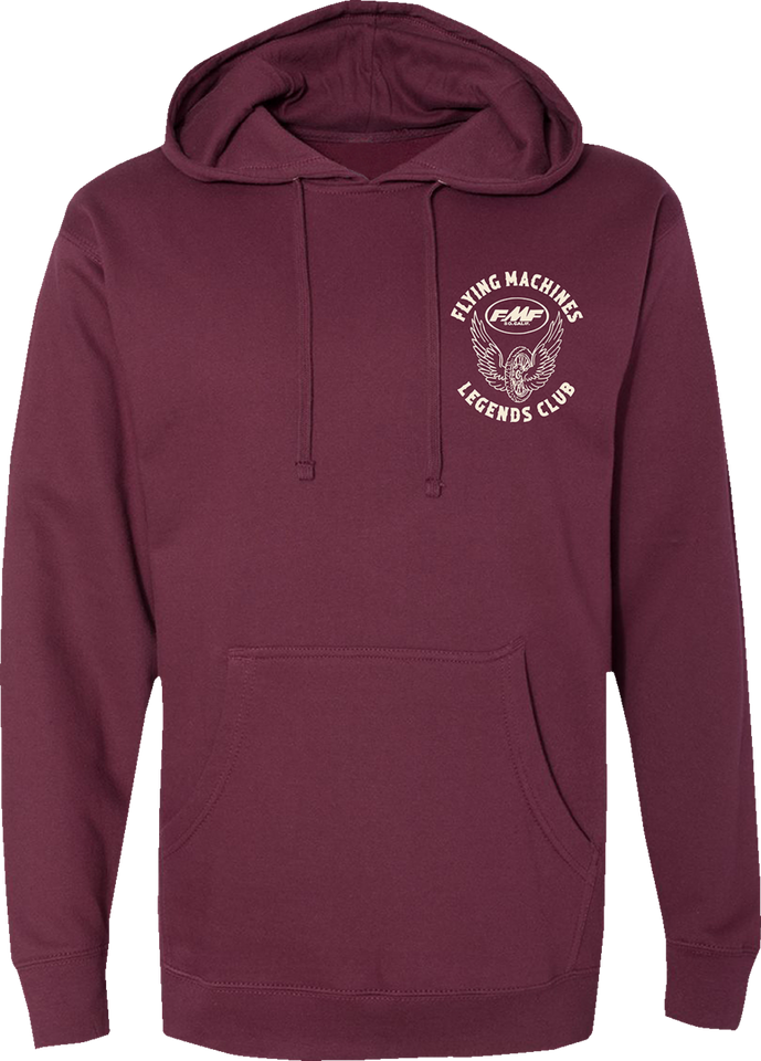 Loyalty Hoodie - Maroon - Small - Lutzka's Garage