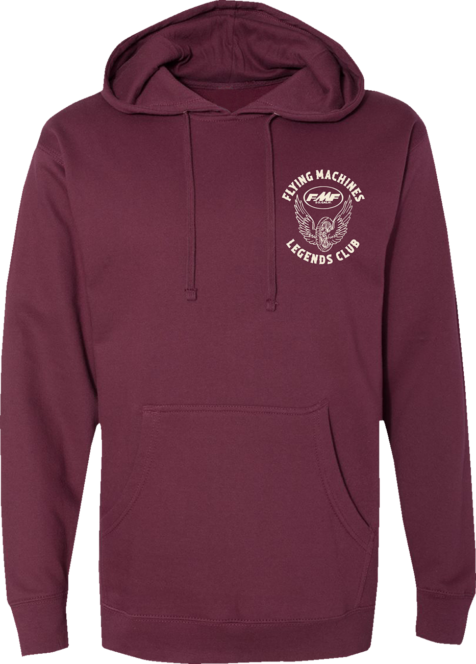 Loyalty Hoodie - Maroon - Small - Lutzka's Garage
