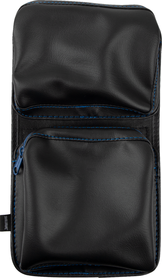 Kaliber Dash Pouch - Black with Blue Zipper