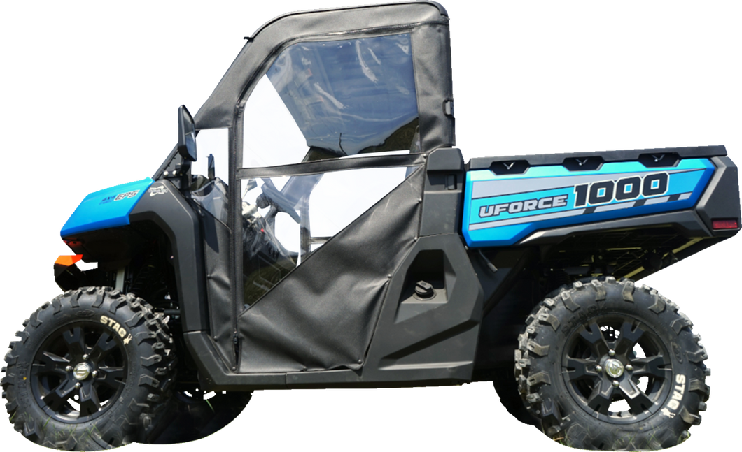 Soft Enclosure - Full - Black - CF Moto UForce 1000 - Lutzka's Garage