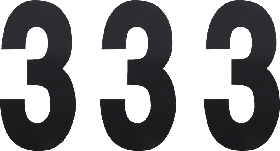 FX Number 3 - Black - 6" - Lutzka's Garage