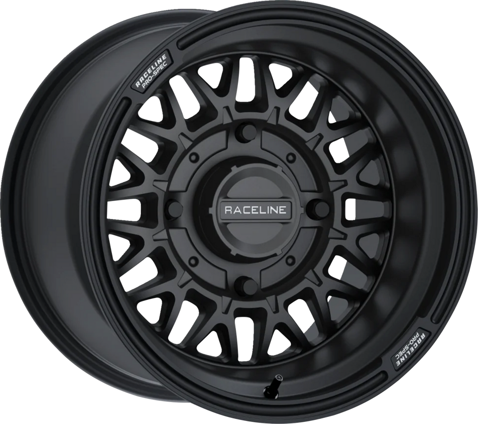 Wheel - Omega - Rear - Black/Satin - 15x10 - 4/137 - 5+2