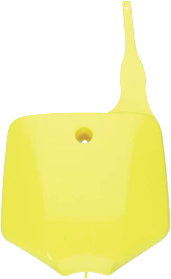 Front Number Plate - Neon Yellow - Lutzka's Garage