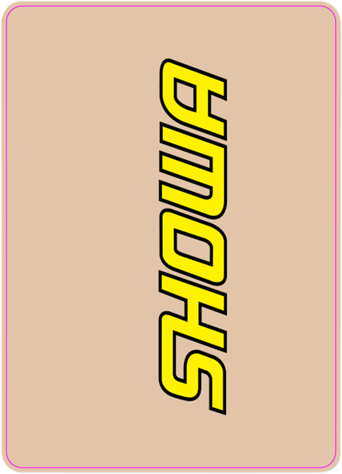 Upper Fork Decal - Showa - Yellow - Lutzka's Garage