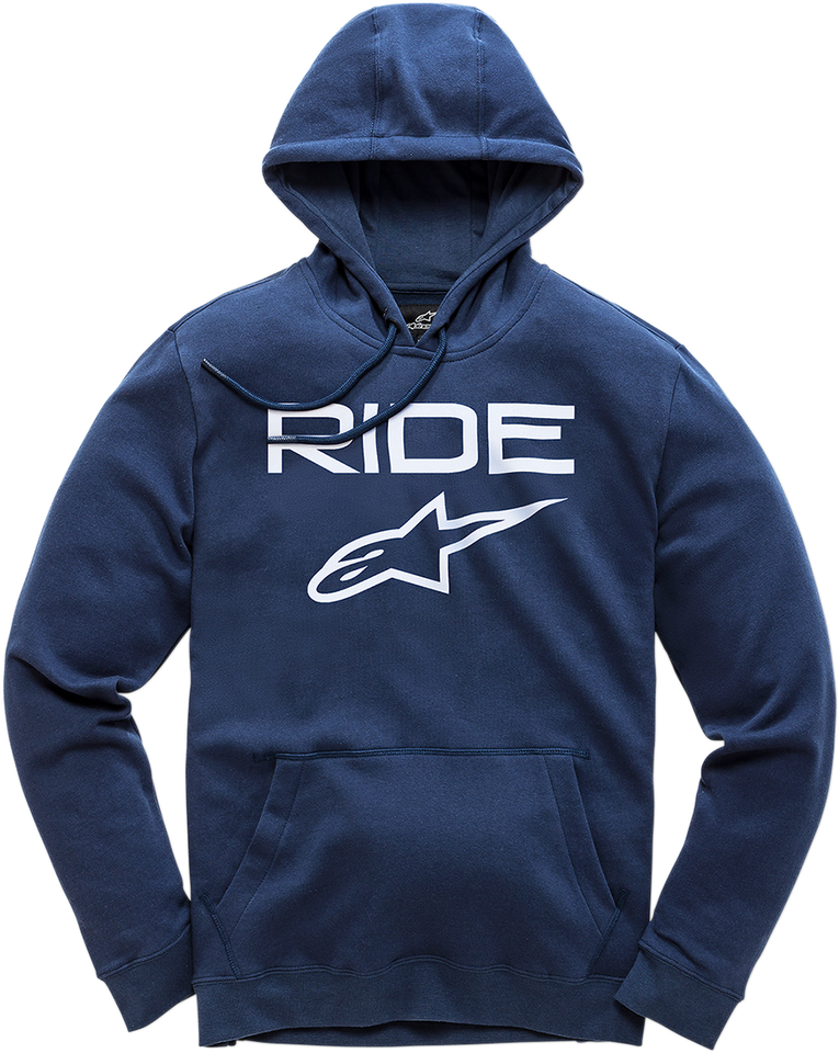 Ride 2.0 Hoodie - Navy/White - Medium - Lutzka's Garage