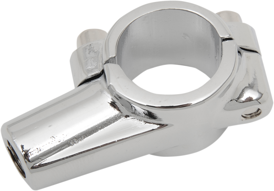 Mirror Mount - 7/8 - Chrome - Left - Lutzka's Garage