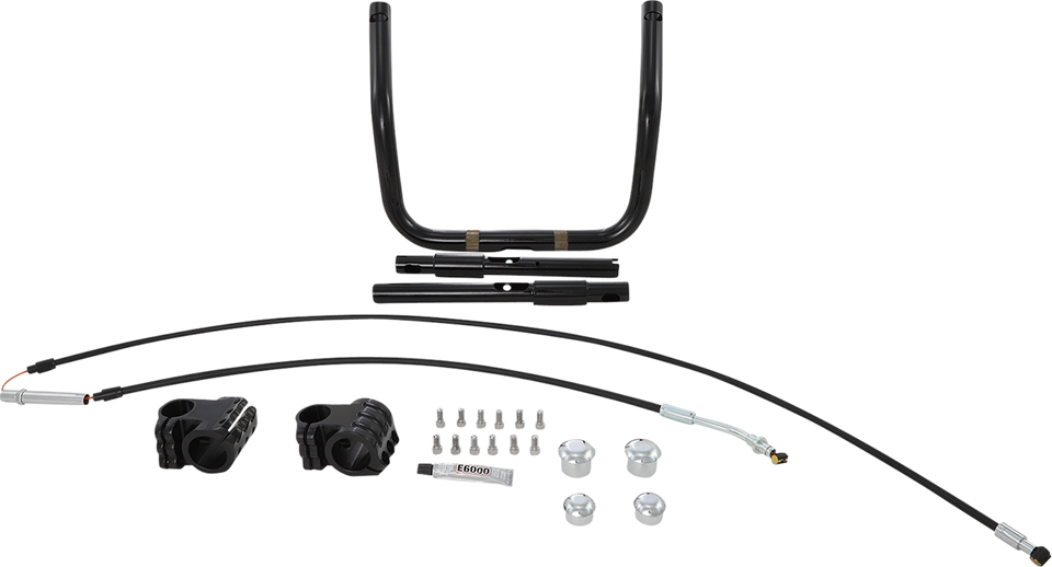 Handlebar - Klip Hanger - 13" - Black - Lutzka's Garage