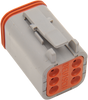 Deutsch Plug - 6 Pin - Gray - Lutzka's Garage