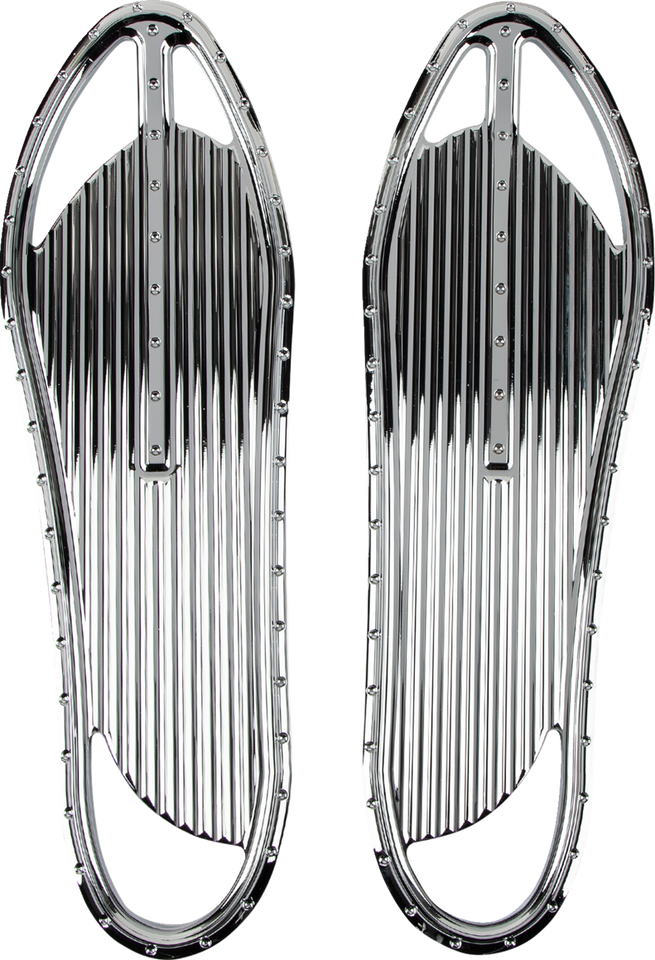 Floorboards - Dimpled - Chrome - Lutzka's Garage