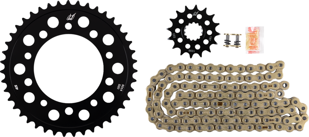 Aluminum Race Chain and Sprocket Kit - Yamaha YZF-R1 - 15-23