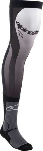 Knee Brace Socks - Black/White - Small/Medium - Lutzka's Garage