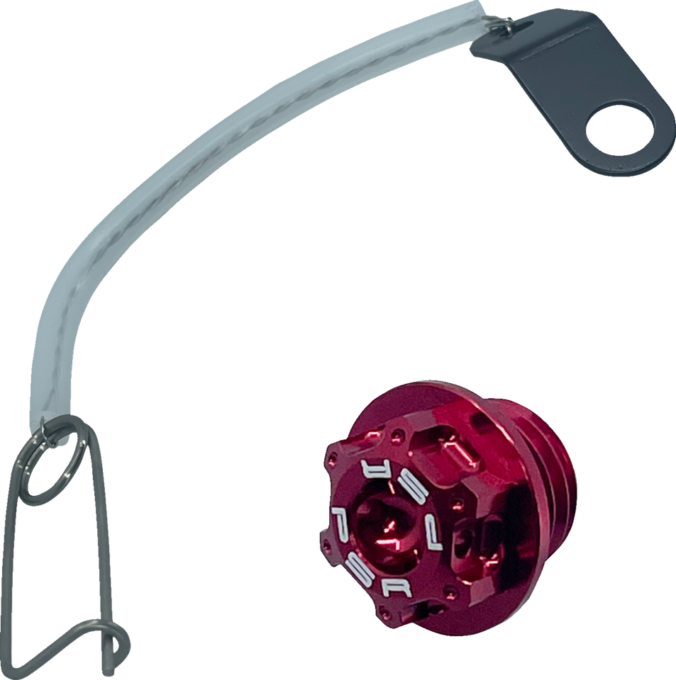 Oil Cap Kit - Red - M20 x 2.5 - Ducati/Honda/Husqvarna/Kawasaki/Suzuki/Triumph/Yamaha - Lutzka's Garage