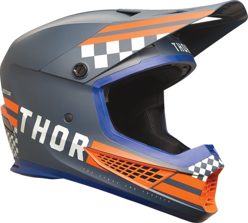Sector 2 Helmet - Combat - Midnight/Orange - XS - Lutzka's Garage