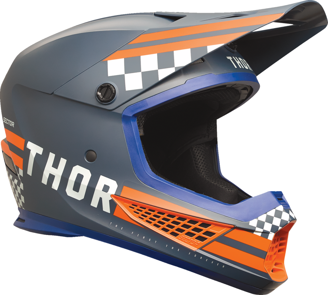 Sector 2 Helmet - Combat - Midnight/Orange - XS - Lutzka's Garage