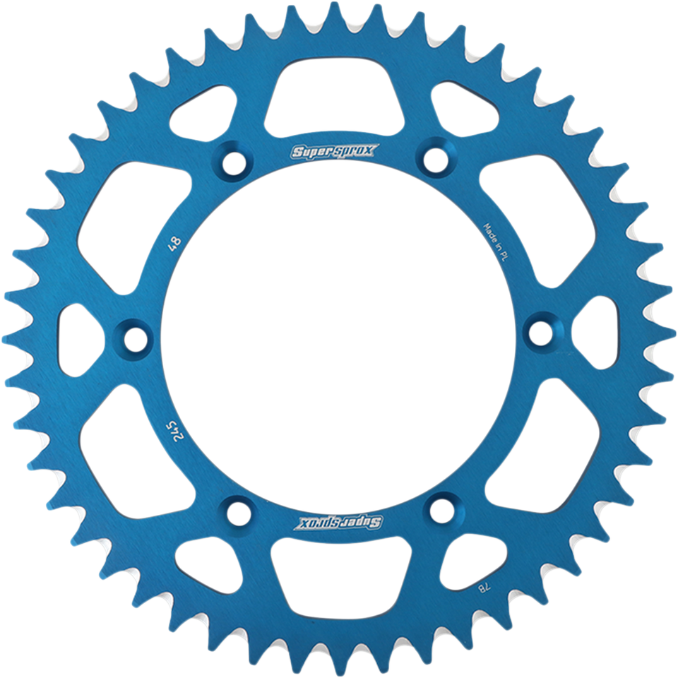 Rear Sprocket - Blue - Yamaha - 48 Tooth - Lutzka's Garage
