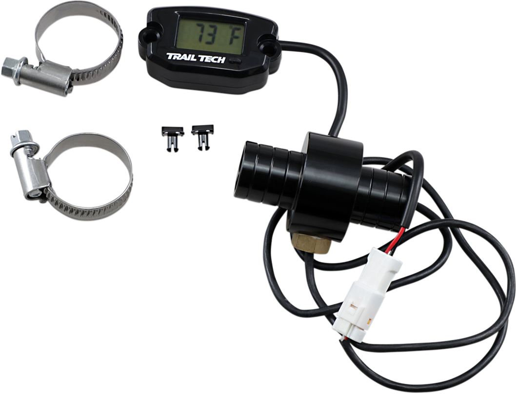 Universal Temperature Meter - Surface Mount - Black - 19 mm - Lutzka's Garage