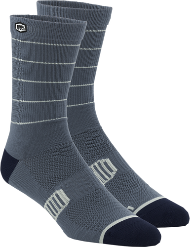 Advocate Socks - Slate/Navy - Small/Medium - Lutzka's Garage