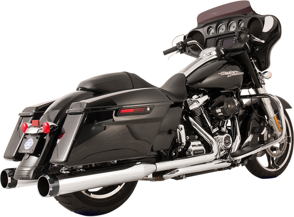 El Dorado Dual Exhaust System - Chrome - Black Thruster - Lutzka's Garage