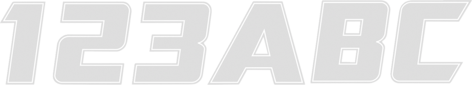 Decal Registration Kit - Silver - Lutzka's Garage