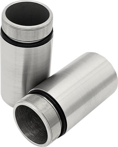 Chrome Fork Tube Extensions - 49 mm Diameter - Extends +3