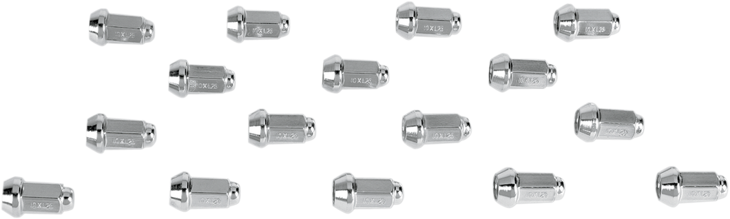Lug Nut - Chrome - 10 mm - Lutzka's Garage