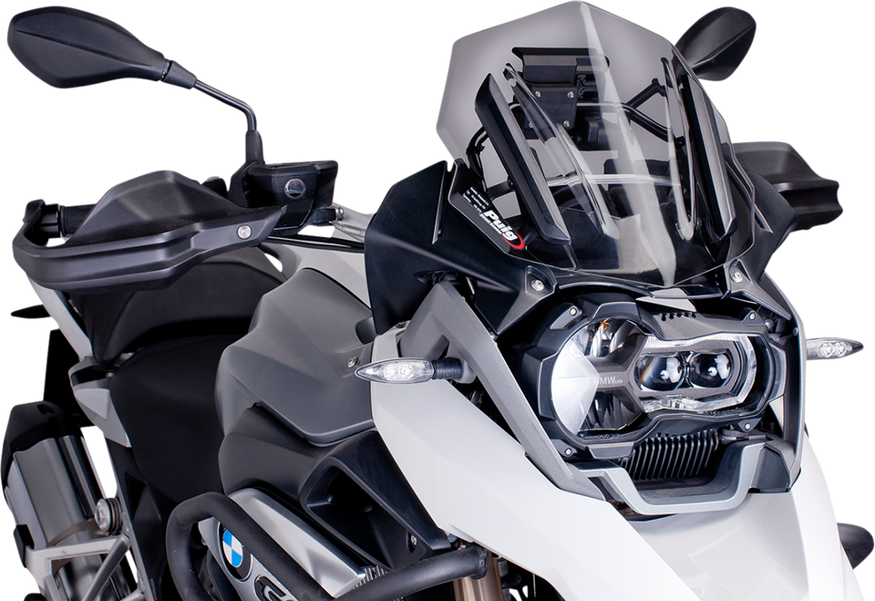 Race Windscreen - 12-1/2" - Dark Smoke - BMW - Lutzka's Garage