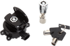 Side Hinge Ignition Switch with Fork Lock - Black - Lutzka's Garage