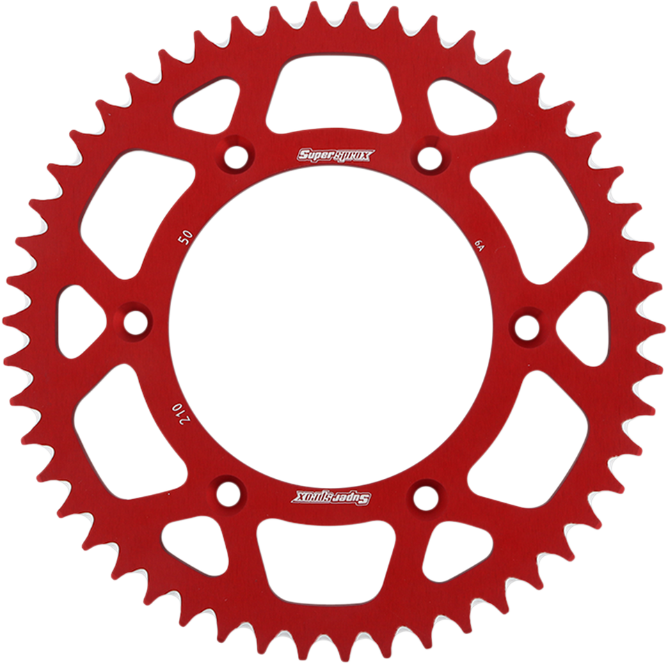 Rear Sprocket - Red - Honda - 50 Tooth - Lutzka's Garage