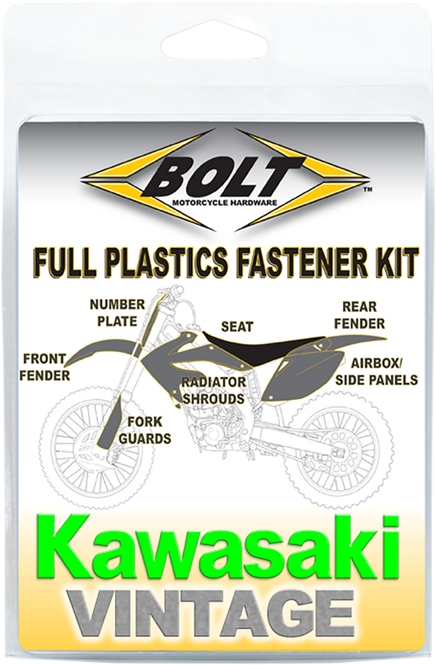 Body Work Fastener Kit - Kawasaki