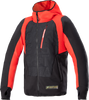 MSE Hybrid Hooded Jacket - Black/Red - Medium - Lutzka's Garage