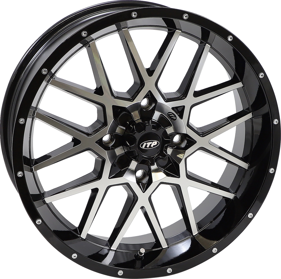 Wheel - Hurricane - Front/Rear - Black Machined - 18x6.5 - 4/156 - 4+2.5 (+10 mm)
