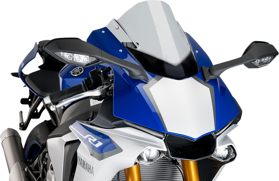 Race Windscreen - 13-1/4" - Clear - YZF-R1 - Lutzka's Garage