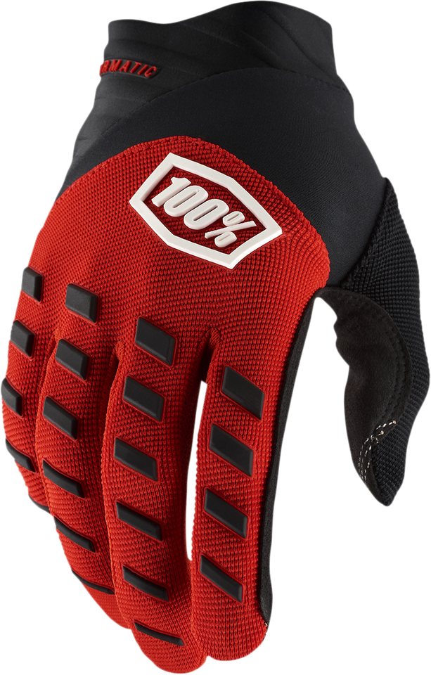 Airmatic Gloves - Red/Black - Small - Lutzka's Garage