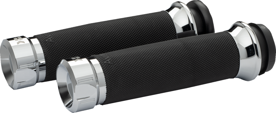 Grips - Klassic - Custom - Cable - Chrome - Lutzka's Garage