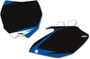 Graphic Number Plates - Black/Blue - YZ - Lutzka's Garage